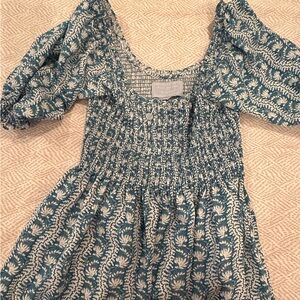 3/4 length sleeve nap dress